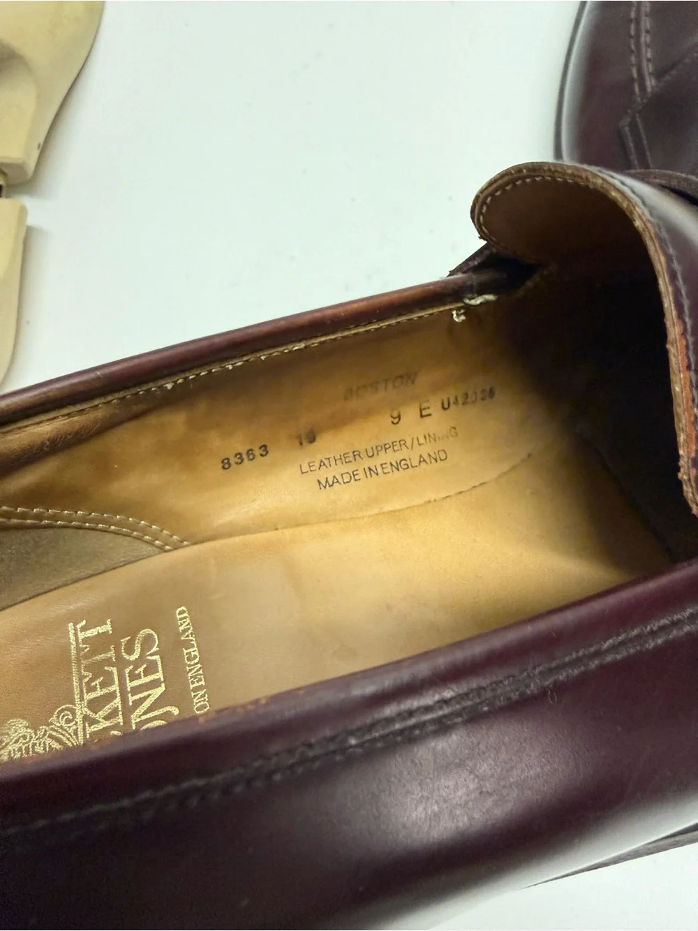 Crockett & Jones Men’s Cordovan Leather Penny Loafers